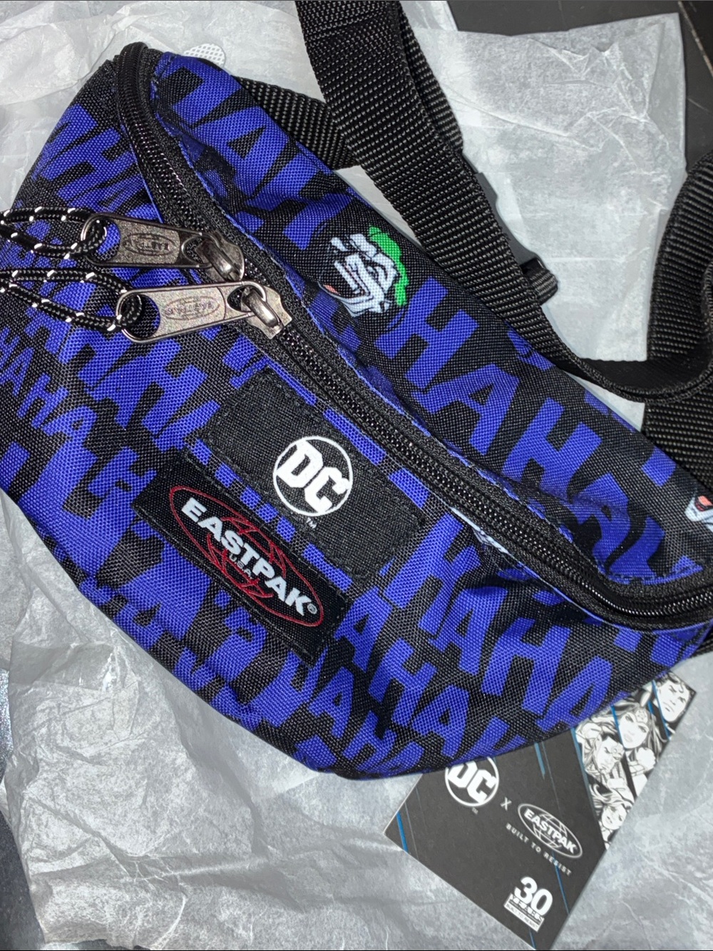DC Comics X Eastpak Joker Fanny cross over bag